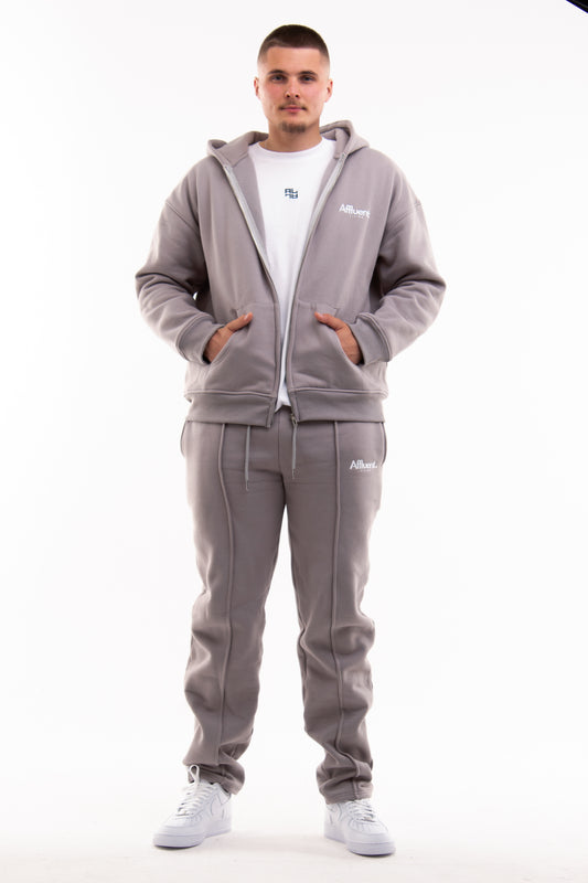Oversized Fit Grey Tracksuit