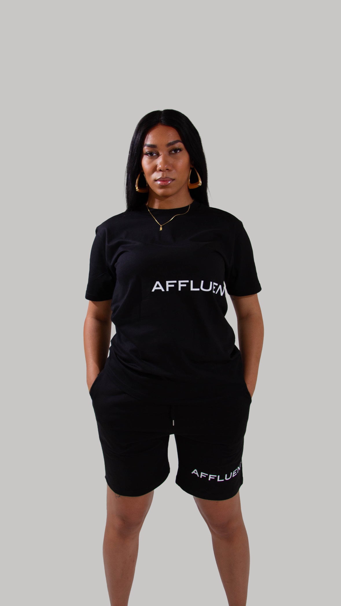 AFFLUENT T-Shirt & Shorts Set